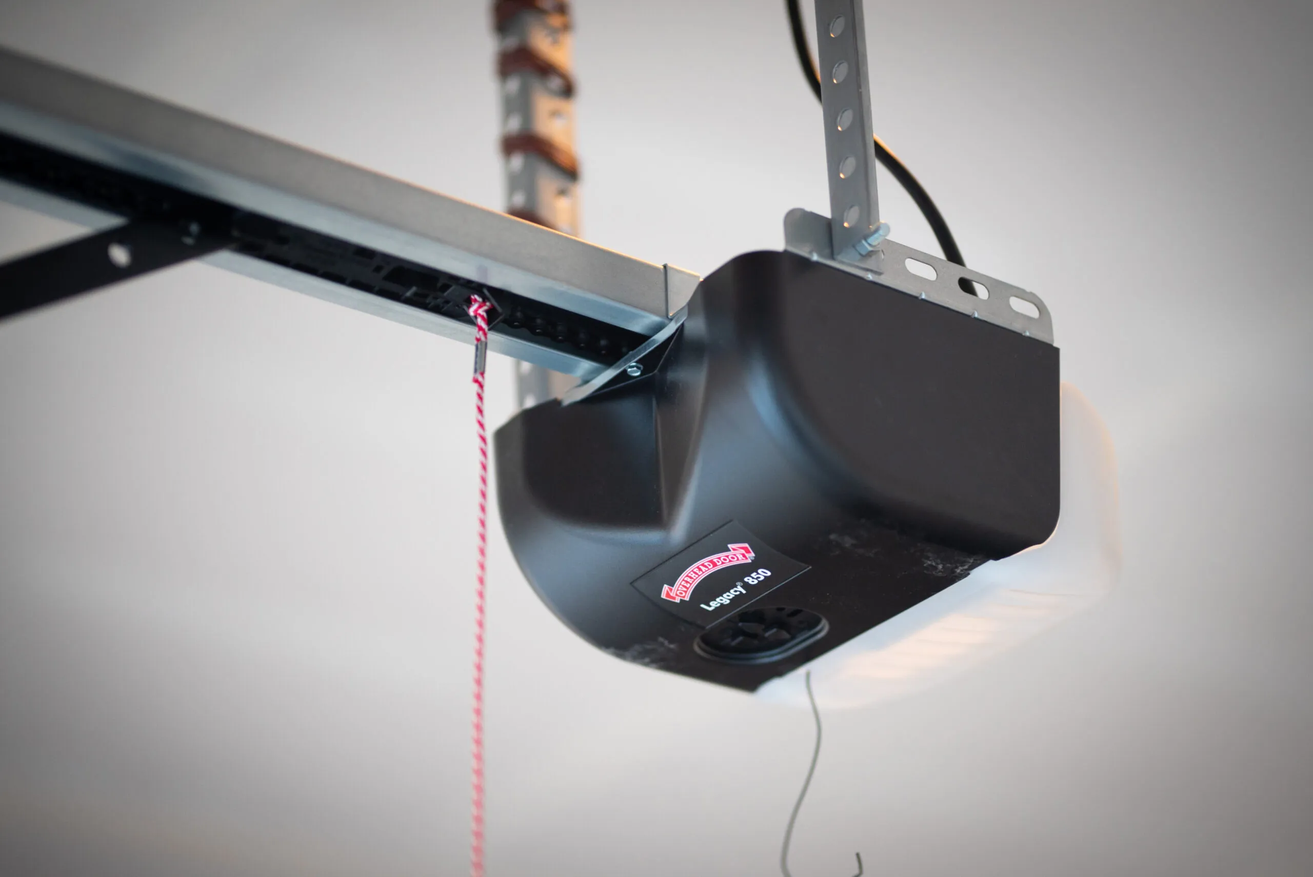 Newly installed garage door opener
